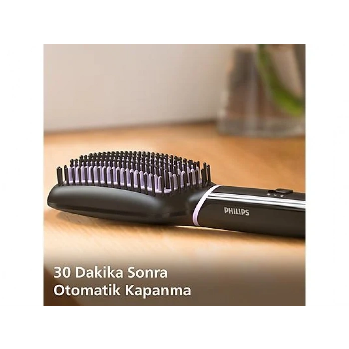 PHILIPS BHH880/00 Geniş Fırça Alanı, Turmalin Seramik Kaplama, 2 Sıcaklık Ayarı Düzleştirici Tarak