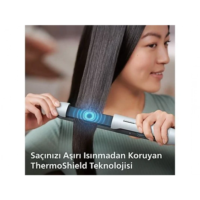 PHILIPS BHS520/00 5000 Serisi, Bukle Yapma Özellikli, Argan Yağı Katkılı, İyonik Bakım, Isıya Dayanıklı Saç Düzleştirici Kılıf Hediyeli