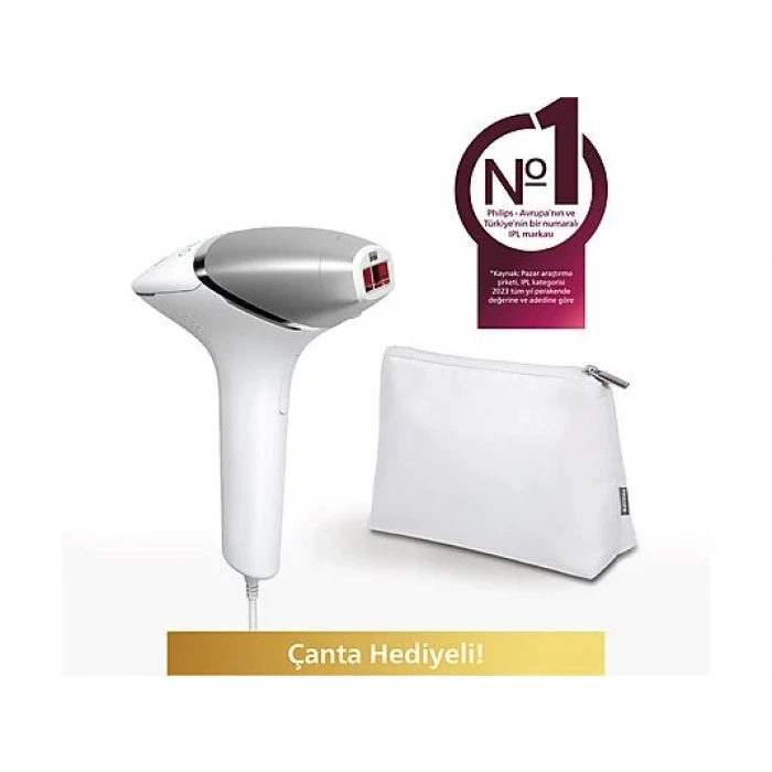 PHILIPS BRI940/00 Lumea 8000 Series IPL Epilasyon Cihazı, Çanta Hediyeli, 1 Akıllı Başlık (Vücut)