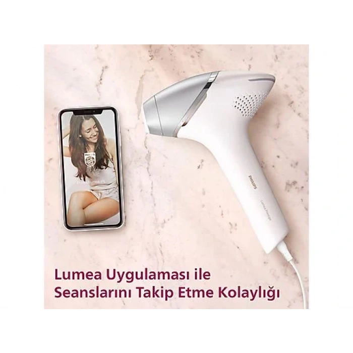 PHILIPS BRI940/00 Lumea 8000 Series IPL Epilasyon Cihazı, Çanta Hediyeli, 1 Akıllı Başlık (Vücut)