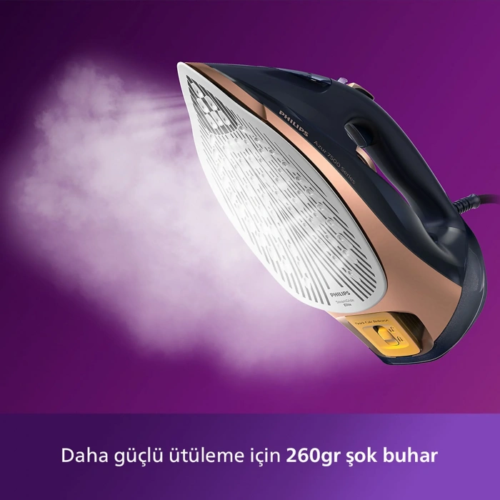 PHILIPS DST7510/80 Azur Buharlı Ütü Koyu Lacivert