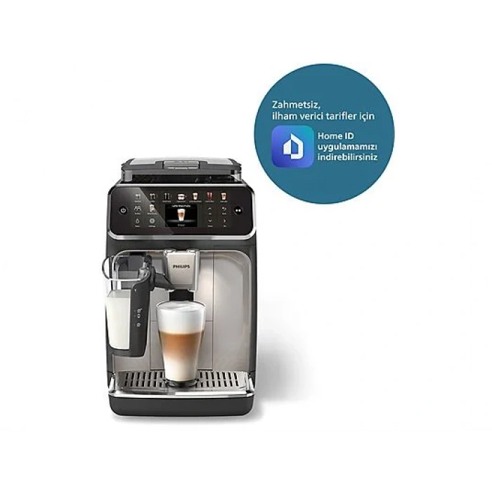 PHILIPS EP5547/90 Tam Otomatik Espresso Makinesi Krom Siyah