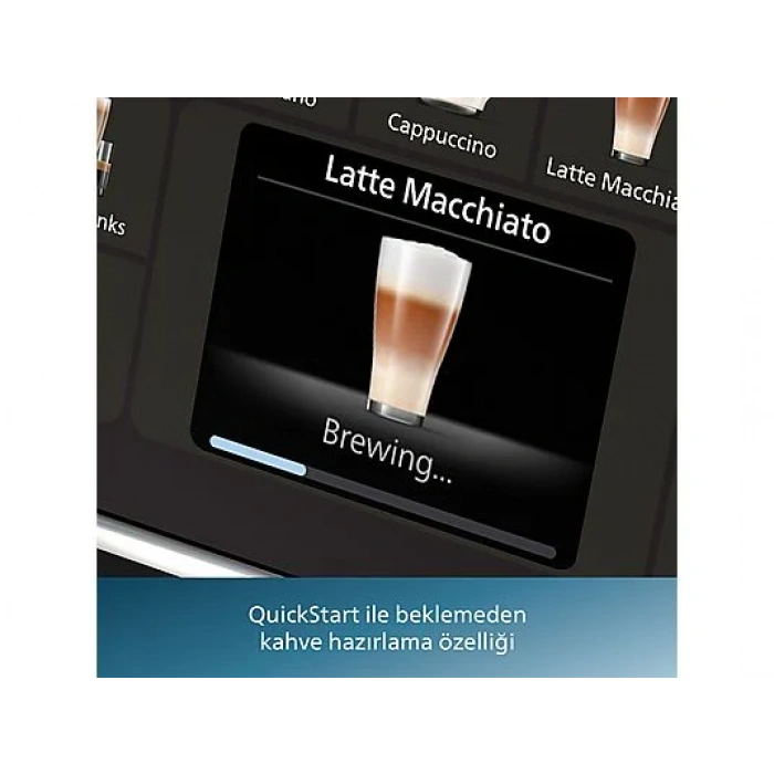 PHILIPS EP5547/90 Tam Otomatik Espresso Makinesi Krom Siyah