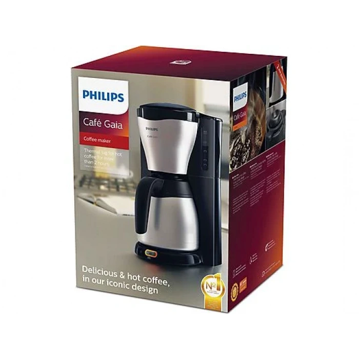 PHILIPS HD7546/20 Cafe Gaia Filtre Kahve Makinesi Gri