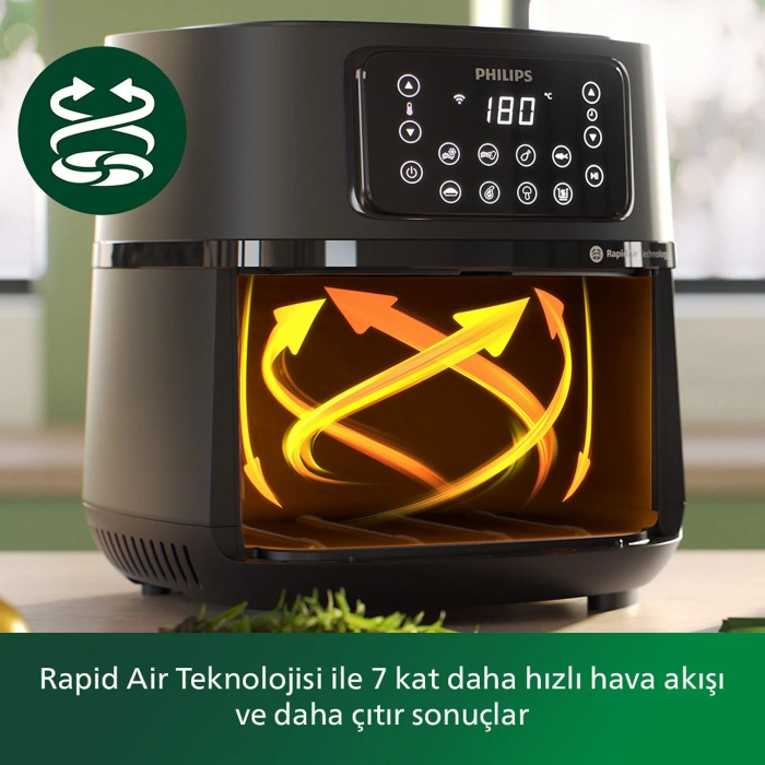 PHILIPS HD9285/96 Airfryer 5000 Serisi XXL Connected Fritöz Siyah