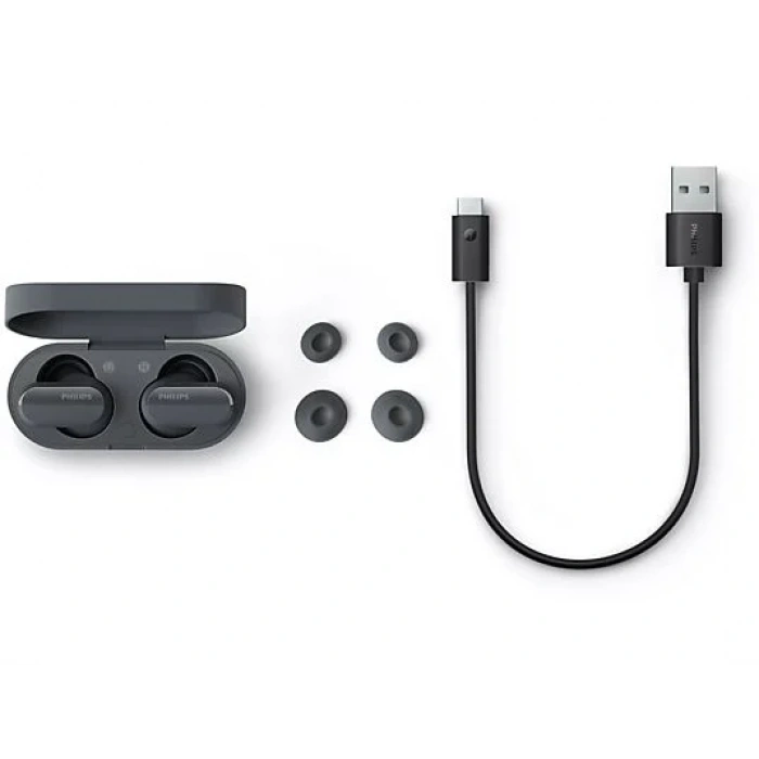 PHILIPS TAT3508BK/00 ANC Gerçek Kablosuz Bluetooth Kulak İçi Kulaklık Siyah
