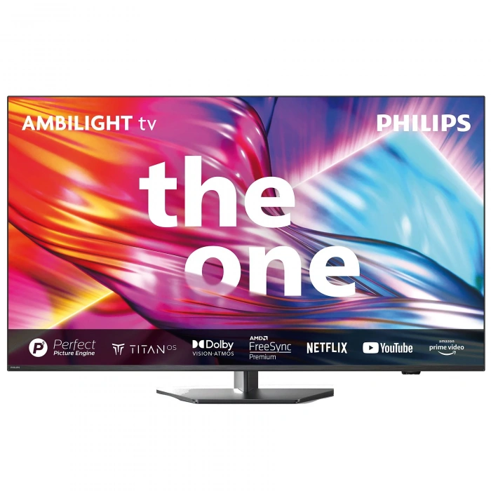 PHILIPS The One 55PUS8909/62 55 139 Ekran 4K UHD Dolby Vision Dolby Atmos Titan OS Ambilight TV