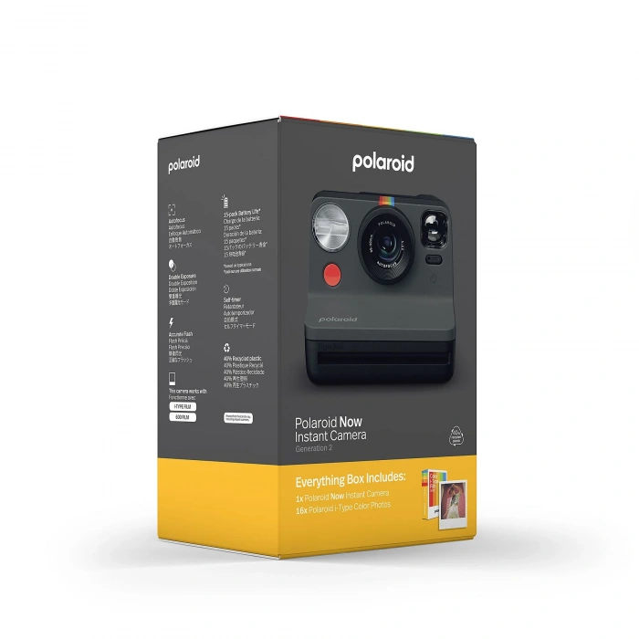 POLAROID EB Now Gen 2 Anlık Fotoğraf Makinesi Siyah