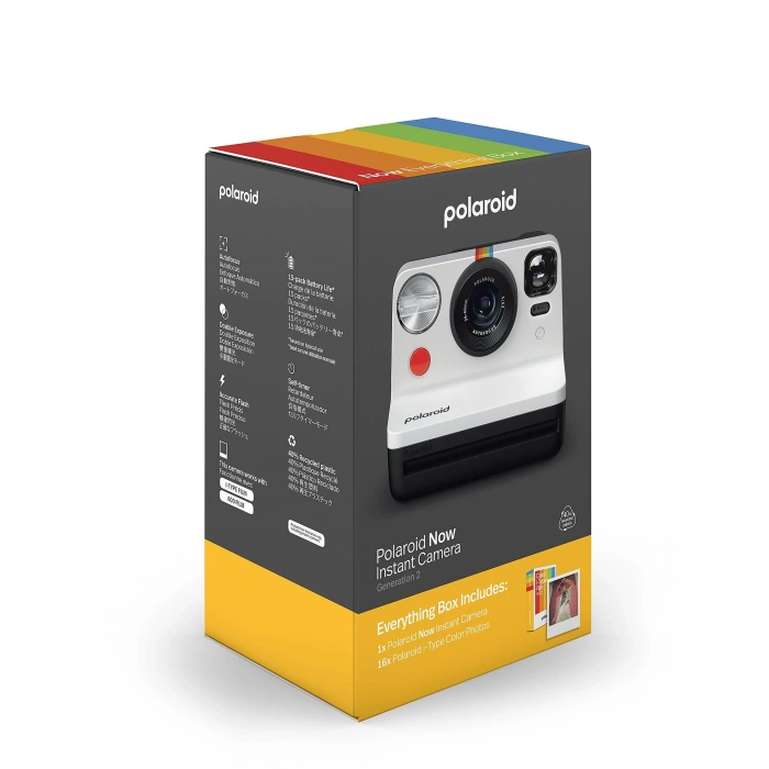 POLAROID EB Now Gen 2 Anlık Fotoğraf Makinesi Siyah Beyaz