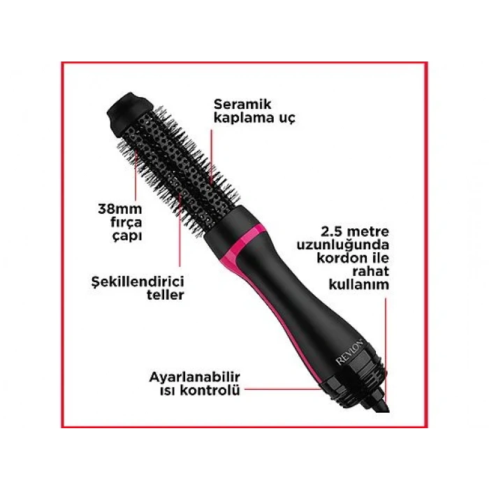 REVLON RVDR5292 Style Booster Saç Kurutma Makinesi ve Şekillendirici Siyah