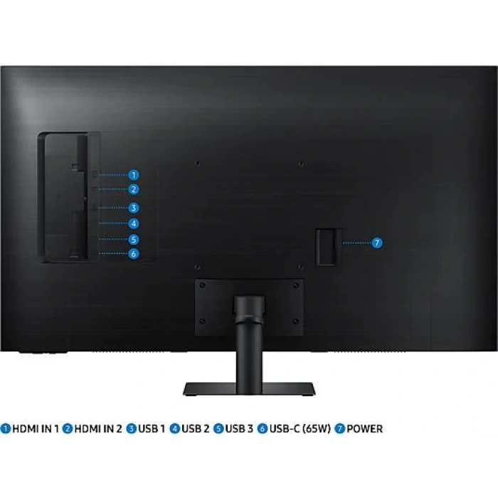 SAMSUNG M7 LS43BM700UUXUF 43 4K 60Hz 4ms Smart Monitör Siyah