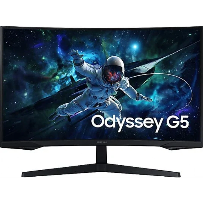 SAMSUNG Odyssey G5 LS32CG552EUXUF 32 inç QHD 1ms 165Hz Freesync HDR10 VA Kavisli Gaming Monitör Siyah