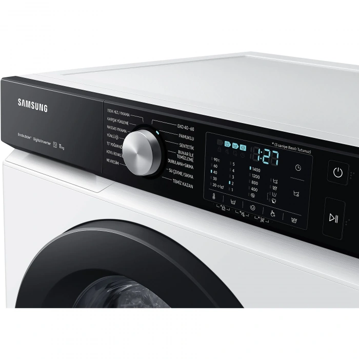 SAMSUNG WW11BBA046AEAH A Enerji Sınıfı 11kg 1400 Devir Çamaşır Makinesi Beyaz