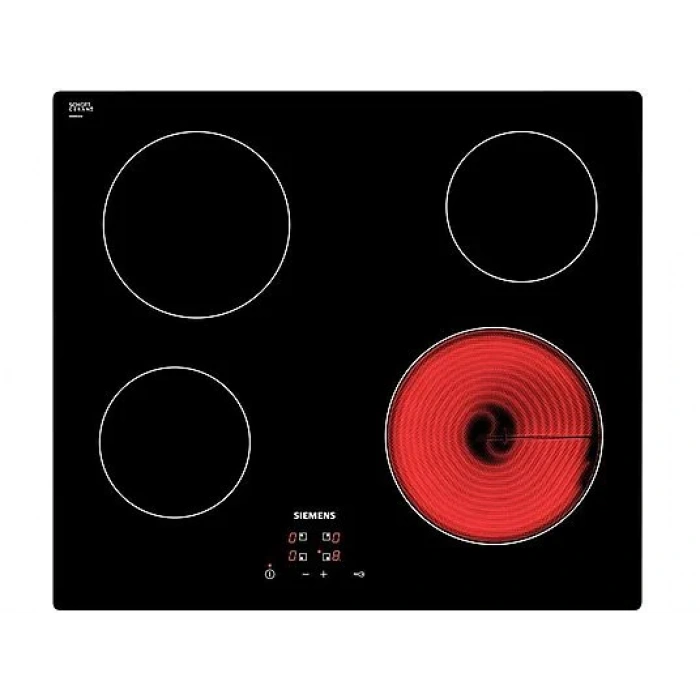 SIEMENS ET611HE17E Elektrikli Elektrikli Ankastre Ocak Siyah