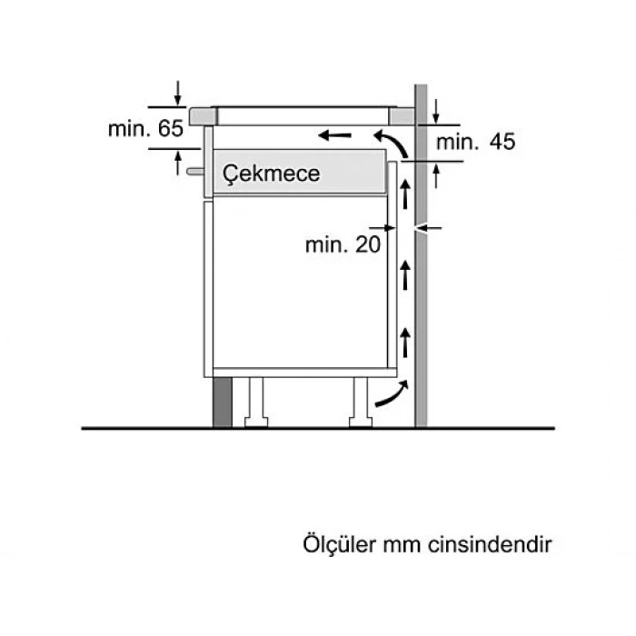 SIEMENS EU611AGA5E İndüksiyonlu Ocak Siyah