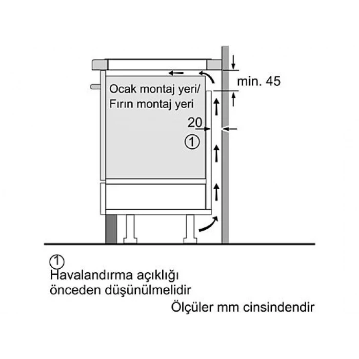 SIEMENS EU611AGA5E İndüksiyonlu Ocak Siyah