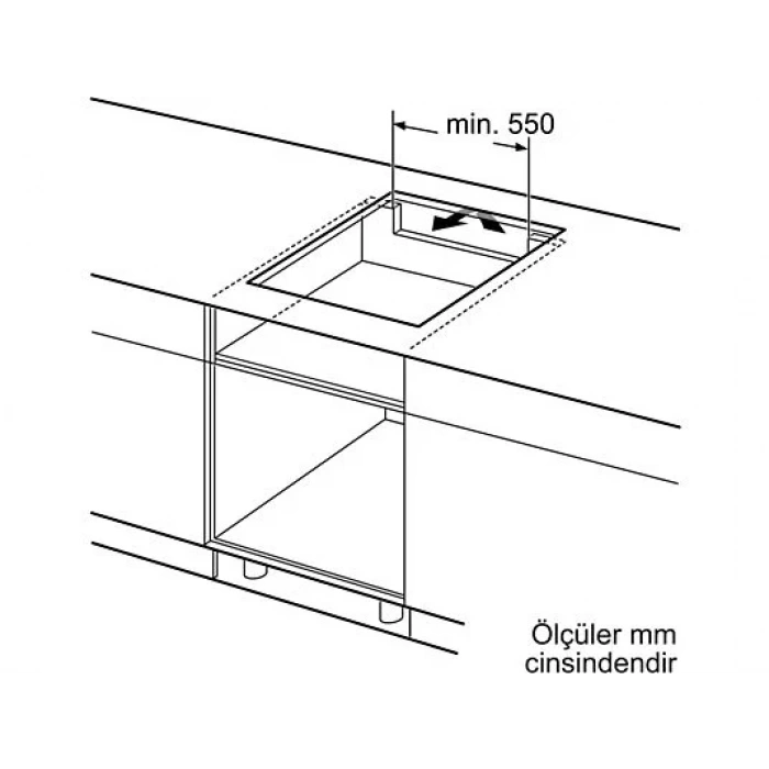 SIEMENS EU611AGA5E İndüksiyonlu Ocak Siyah