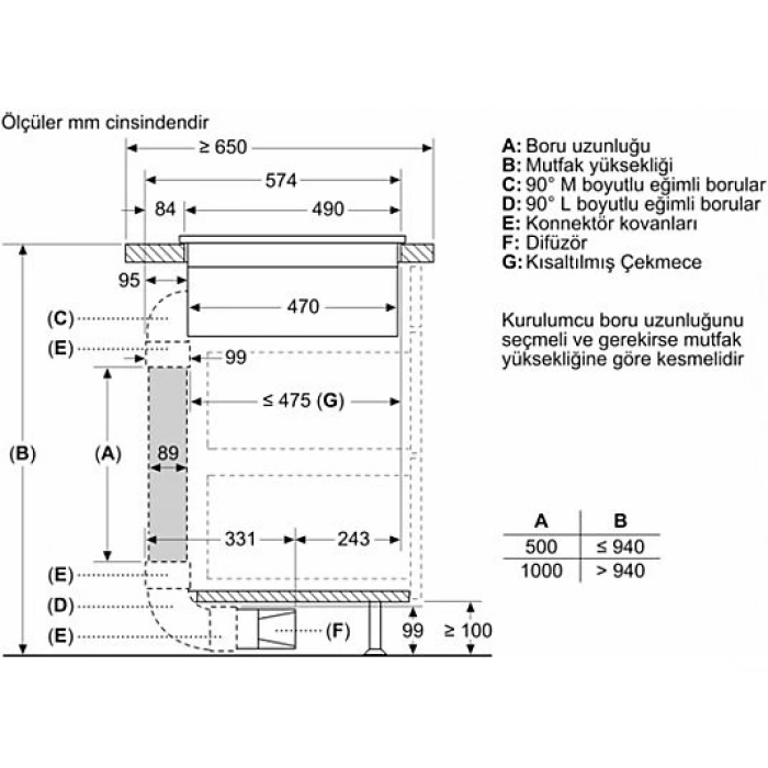 SIEMENS EX875LX67E Davlumbaz Entegreli İndüksiyon Ocak