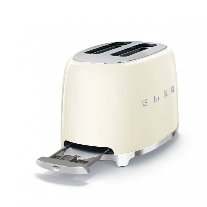 Smeg 2x1 Ekmek Kızartma TSF01CREU Krem