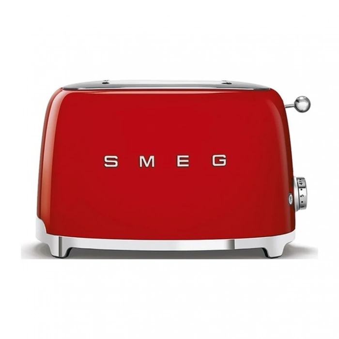 Smeg 2x2 Ekmek Kızartma Makinesi Red Tsf01rdeu