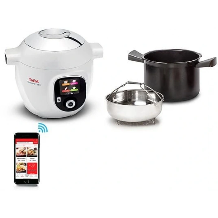 TEFAL Cook4me Akıllı Çoklu Pişirici, Multicooker, Yüksek Basınçlı Pişirici