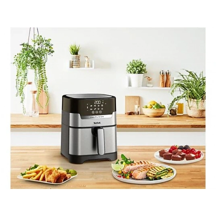 TEFAL Easy Fry&Grill Precision + Buharlı Pişirici + Fritöz