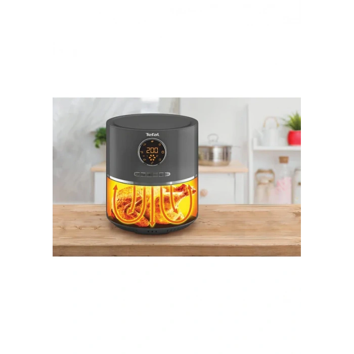 TEFAL Easy Fry Ultra 4.2 L Fritöz Kömür Grisi