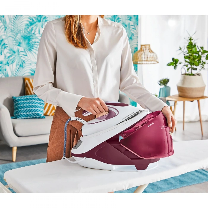 TEFAL Express Protect SV9201 7.5 Bar Buhar Kazanlı Ütü Mor Beyaz