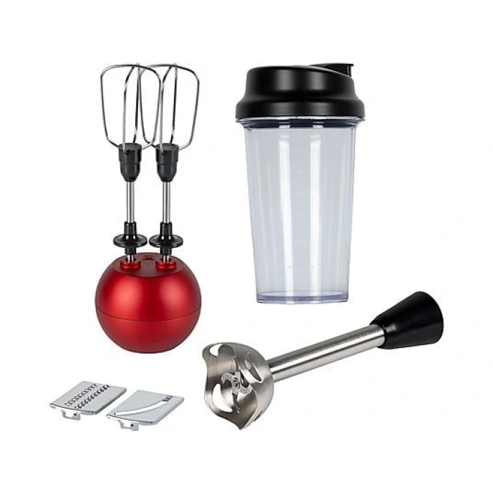 TEFAL Powelix Activflow OntheGo 1500W Cam Hazneli Blender Seti Kırmızı