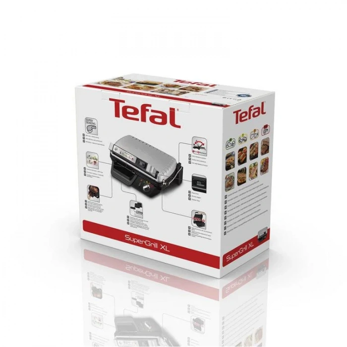 TEFAL Supergrill XL Izgara ve Tost Makinesi Gümüş