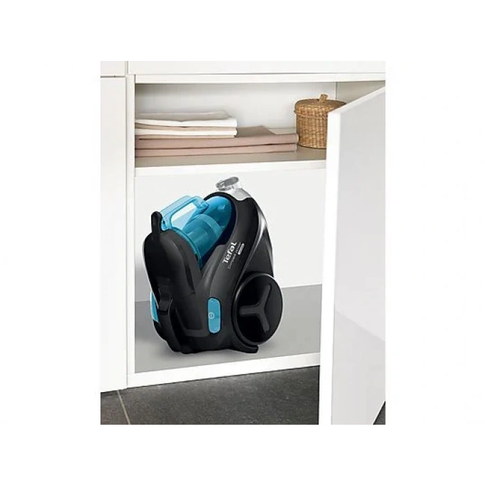 TEFAL TW3751 Compact Power Cyclonic Toz Torbasız Elektrikli Süpürge Mavi Siyah