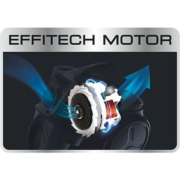 TEFAL TW3751 Compact Power Cyclonic Toz Torbasız Elektrikli Süpürge Mavi Siyah