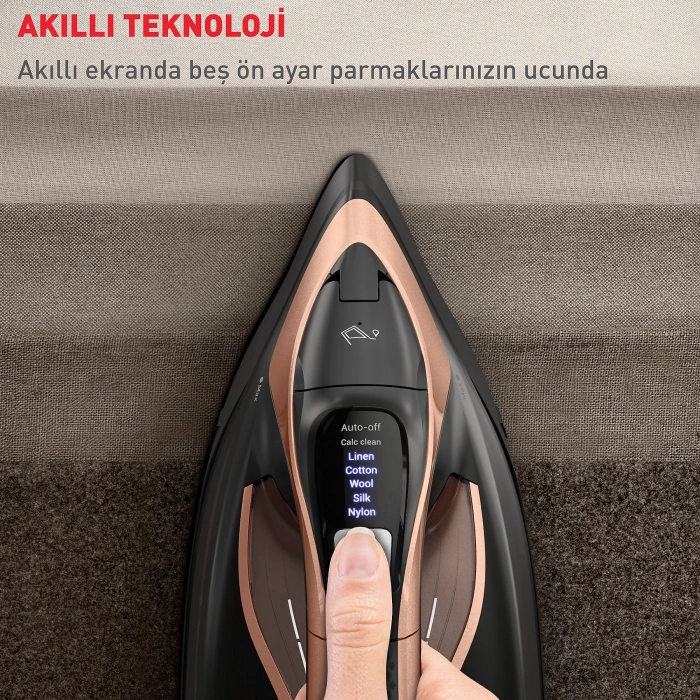 TEFAL Ultimate Power Pro Buharlı Ütü Siyah Kahverengi