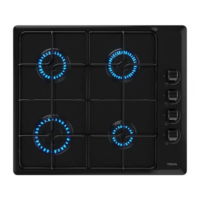 TEKA HLX 640 KBC0E BK E5 Ankastre Gazlı Ocak Siyah