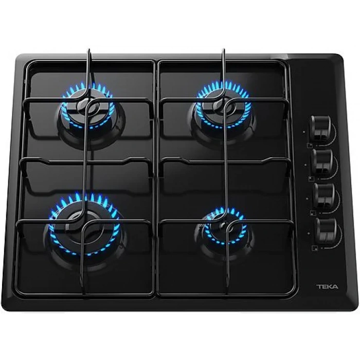 TEKA HLX 640 KBC0E BK E5 Ankastre Gazlı Ocak Siyah