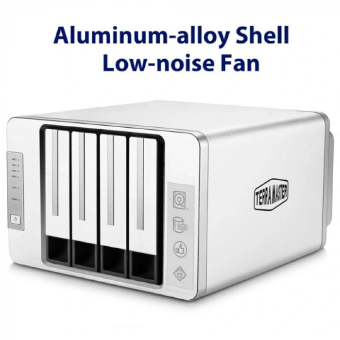 TerraMaster F4-210 Quad-Core 1GB 4 Disk Yuvalı Nas