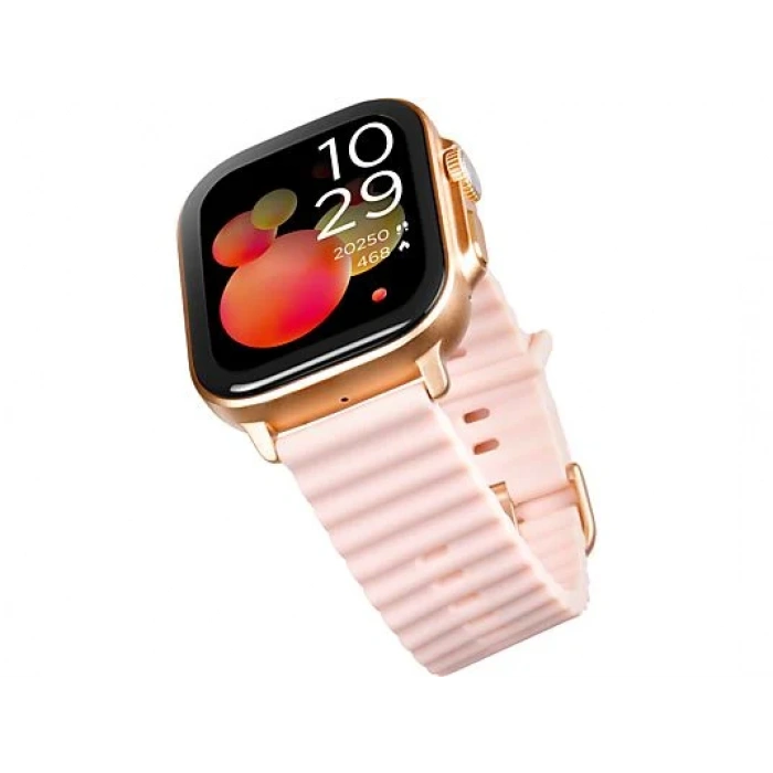 TTEC Tempus 51mm TFT Ekranlı Kare Metal Kasa Akıllı Saat Rose Gold