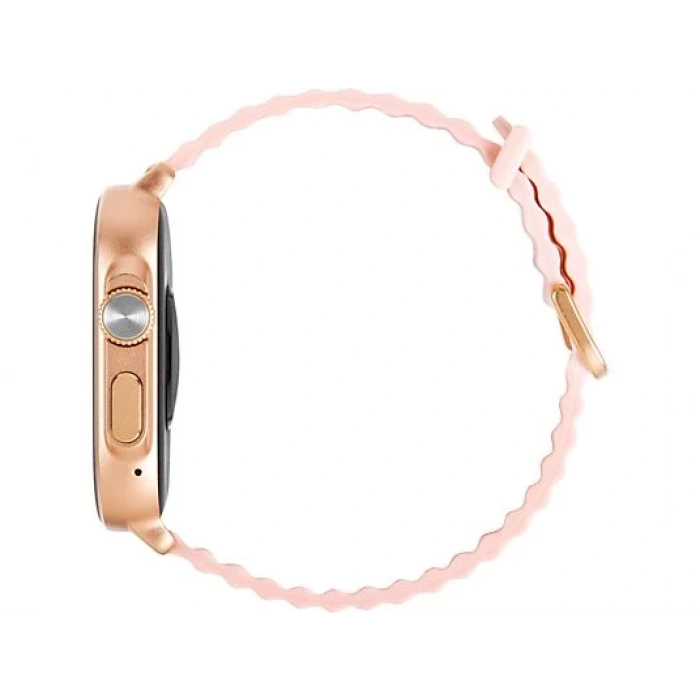 TTEC Tempus 51mm TFT Ekranlı Kare Metal Kasa Akıllı Saat Rose Gold