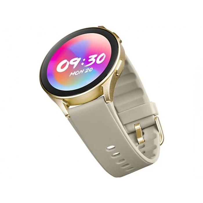 TTEC Tempus Pro 34mm AMOLED Ekranlı Yuvarlak Alüminyum Kasa Akıllı Saat Rose Gold