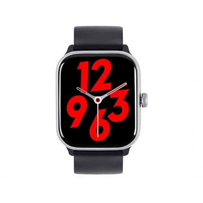 TTEC Tempus Pro 47mm Amoled Ekranlı Kare Plastik Kasa Akıllı Saat Siyah