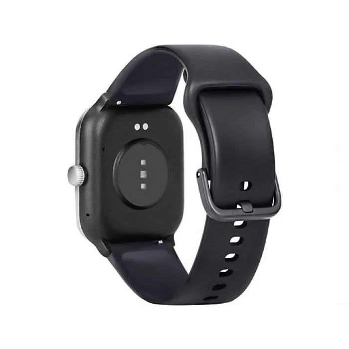 TTEC Tempus Pro 47mm Amoled Ekranlı Kare Plastik Kasa Akıllı Saat Siyah