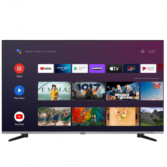 VESTEL 55QA9700 55 139 Ekran Uydu Alıcılı Smart 4K UHD QLED TV Titanyum