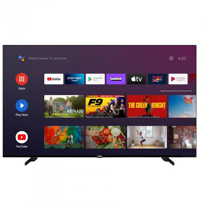 VESTEL 58UA9631 58 inç 146 Ekran Dahili Uydu Alıcılı 4K Android TV