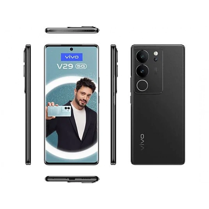 VIVO V29 5G 256 GB Akıllı Telefon Derin Gece Siyahı