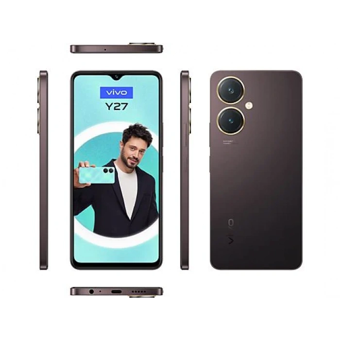 VIVO Y27 128GB Akıllı Telefon Koyu Bordo
