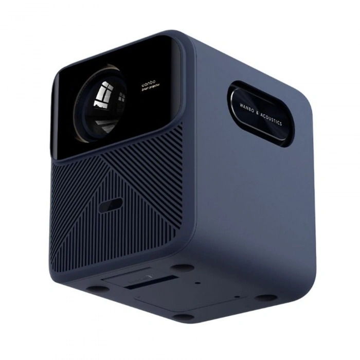 WANBO Mozart 1 Pro Android TV L1 Lisanlı Projeksiyon Cihazı Koyu Mavi