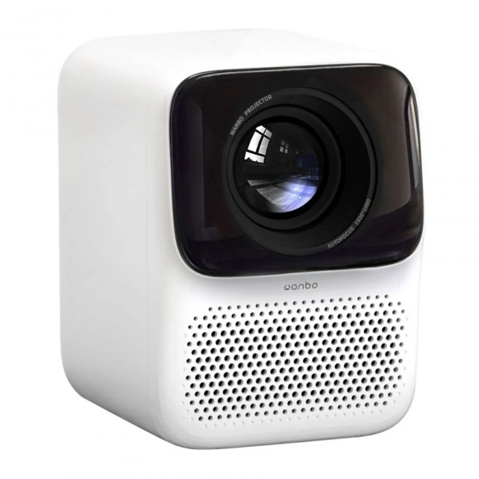 WANBO T2 Max Yeni Android 450 ANSI Autofocus Projeksiyon Cihazı Kar Beyazı