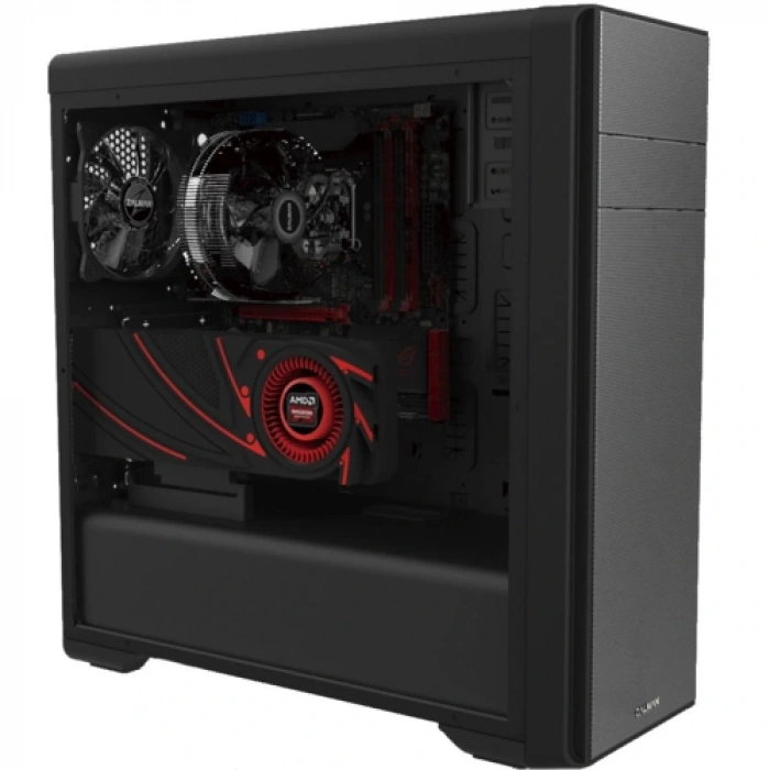 Zalman N3 Mid Tower Kasa Siyah PSU YOK