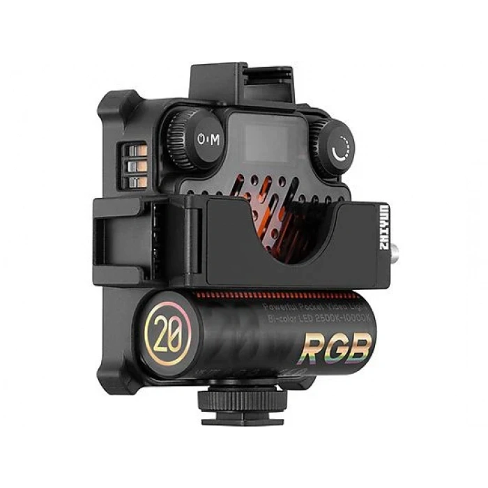 ZHIYUN Fiveray M20C RGB LED Işık 20 W Siyah