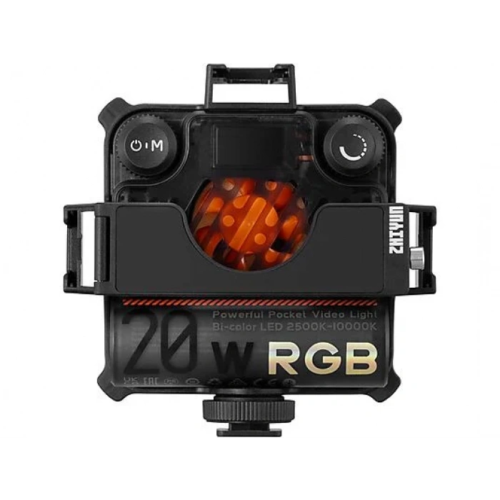 ZHIYUN Fiveray M20C RGB LED Işık 20 W Siyah